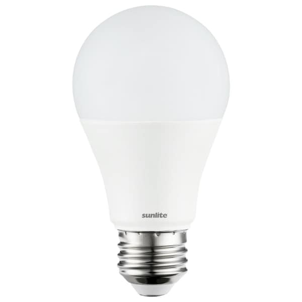 Sunlite LED A19 Non-Dimmable 75W Equivalent 1100 Lumen E26 Base UL Listed Light Bulbs 3000K, 3PK 80859-SU - main